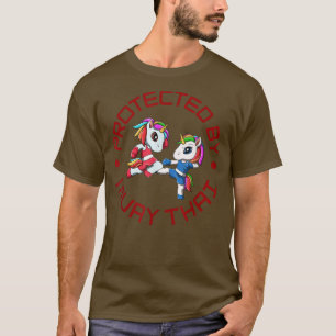 Camiseta Bonito Muay Tailandês Unicóricos Funny Muay Tailan