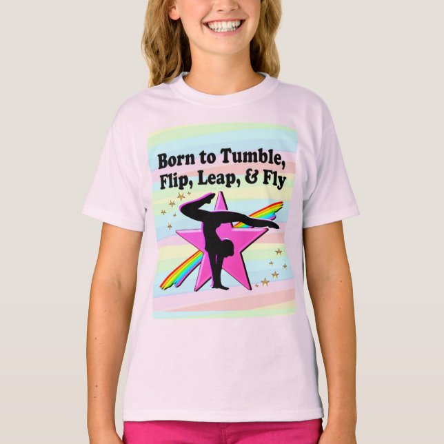 CAMISETA BONITO NASCER AO DESIGN GYMNAST (Frente)