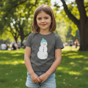 Camiseta Bonito Natal Snowman