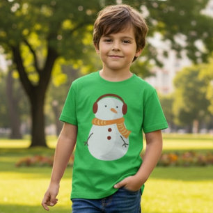 Camiseta Bonito Natal Snowman