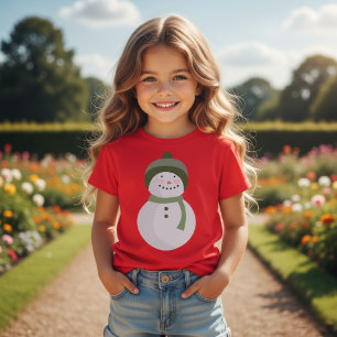 Camiseta Bonito Natal Snowman