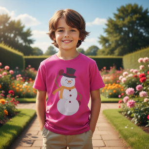 Camiseta Bonito Natal Snowman