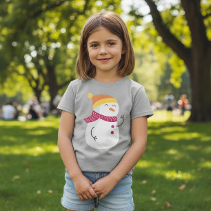 Camiseta Bonito Natal Snowman