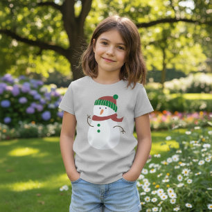 Camiseta Bonito Natal Snowman