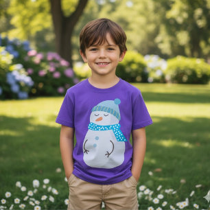 Camiseta Bonito Natal Snowman