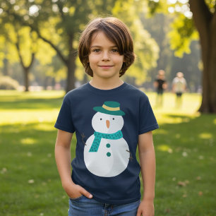 Camiseta Bonito Natal Snowman