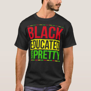 Camiseta Bonito negra educada a preto mês