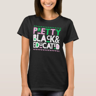 Camiseta Bonito negro e educado
