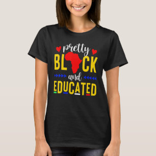 Camiseta Bonito Negro E Educado Eu Sou O Forte Africano