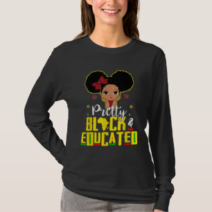 Camiseta Bonito negro e educado Eu sou o forte africano