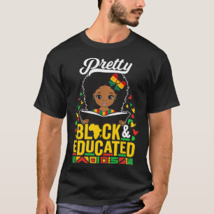 Camiseta Bonito negro e educado Eu sou o forte africano