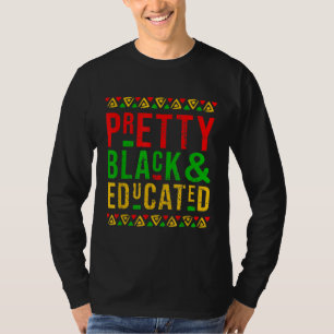 Camiseta Bonito negro e educado História negra