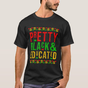 Camiseta Bonito negro e educado História negra