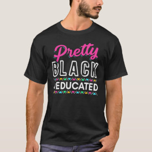 Camiseta Bonito negro e educado negro-americano