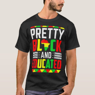 Camiseta Bonito Negro Educado Eu Sou História Negra Mês