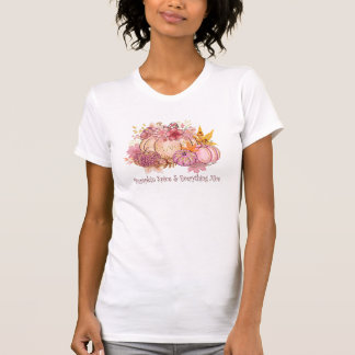 Camiseta Bonito no outono a rosa: Whimsy e Spice