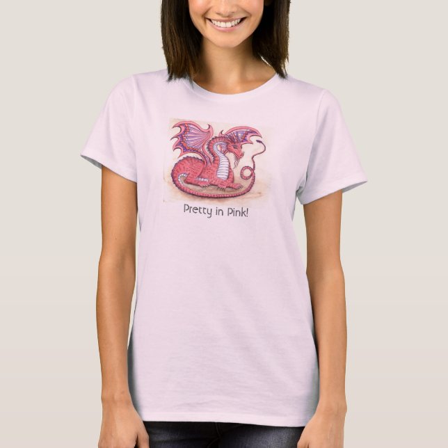 Camiseta Bonito no rosa (bkg de w), bonito no rosa! (Frente)