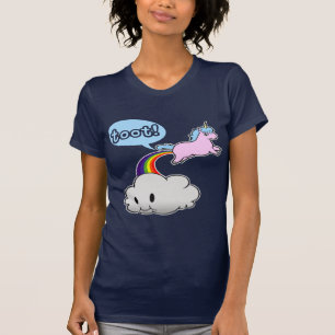 Camiseta Bonito! O unicórnio Fart… Toot!
