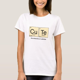 Camiseta Bonito os elementos do t-shirt do cuteness