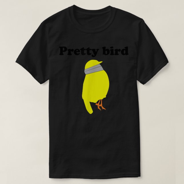 Camiseta Bonito Pássaro fofo, engraçado (Frente do Design)