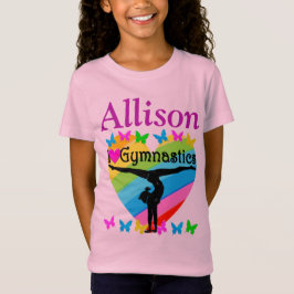 CAMISETA BONITO PINCO PERSONALIZADO EU AMO GYMNAST T SHIRT