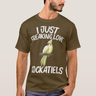 Camiseta Bonito Presente De Cockatiel Para Homens Mulheres