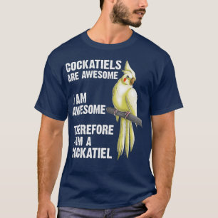 Camiseta Bonito Presente De Cockatiel Para Homens Mulheres