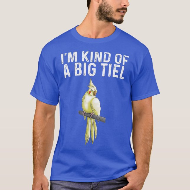 Camiseta Bonito Presente De Cockatiel Para Homens Mulheres  (Frente)