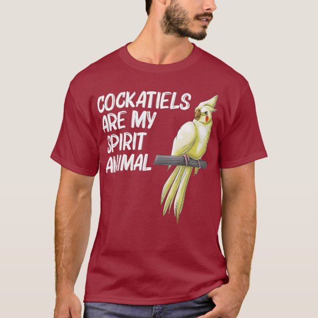 Camiseta Bonito Presente De Cockatiel Para Homens Mulheres  (Frente)