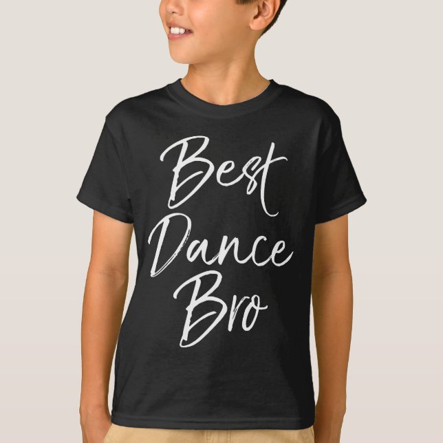 Camiseta Bonito presente de dança para meninos divertidos I (Frente)