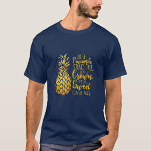 Camiseta Bonito presente moderno de ananás indicador   S000