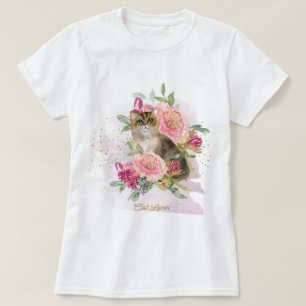 Camiseta Bonito Presente Para Um Pão De Gato