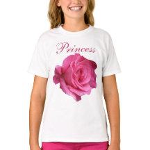 Bonito princesa rosa rosa princesa floral giro gir