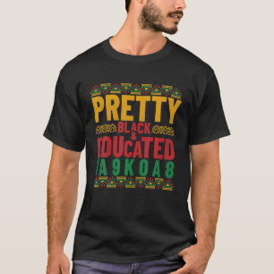 Camiseta Bonito Rainha Melanina, Educada a Preto