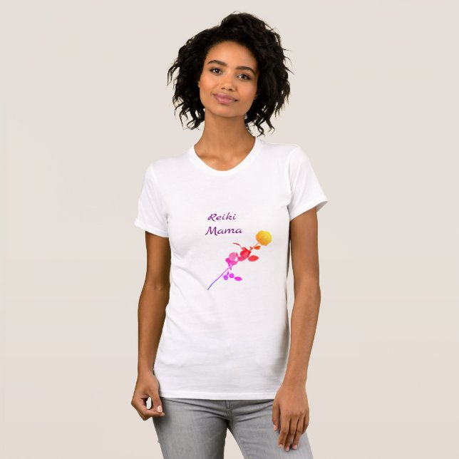 Camiseta Bonito Reiki Mama design (Frente Completa)