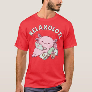 Camiseta Bonito Relaxe Um Lote Axolotl Pun Engraçado