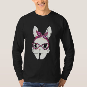 Camiseta Bonito Rosto Bonito Banda-Cabeça Leopardo Óculos d