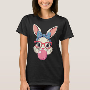 Camiseta Bonito Rosto Do Dia Da Páscoa Com Geleias Cardíaca