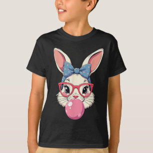 Camiseta Bonito Rosto Do Dia Da Páscoa Com Geleias Cardíaca
