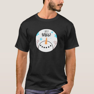 Camiseta Bonito Snowman Que Neve Gráfico