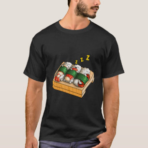 Camiseta Bonito Sono Sushi Kawaii Engraçado Comida Sushi Ja