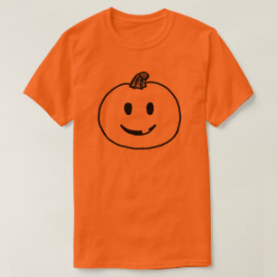 Camiseta Bonito Sorriso Halloween Emoji Pumpkin Group Costu