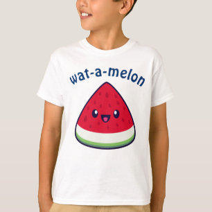 Camiseta Bonito Sorriso Kawaii Watermelon