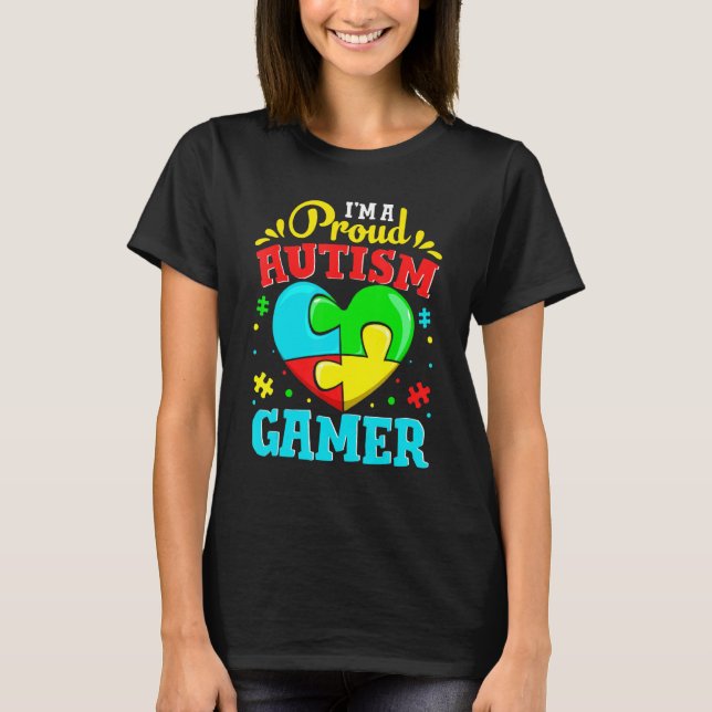 Camiseta Bonito, sou um orgulhoso jogador de jogos crianças (Frente)