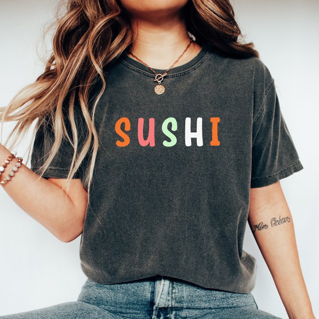 Camiseta Bonito Sushi, Moderno Sushi, Sushi, Funny Sushi (Criador carregado)