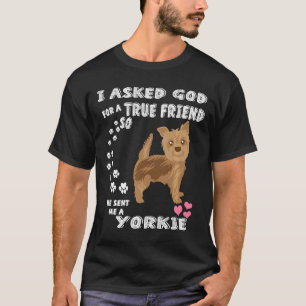Camiseta Bonito Yorkie Gift Para Yorkshire Terrier Dog Prop