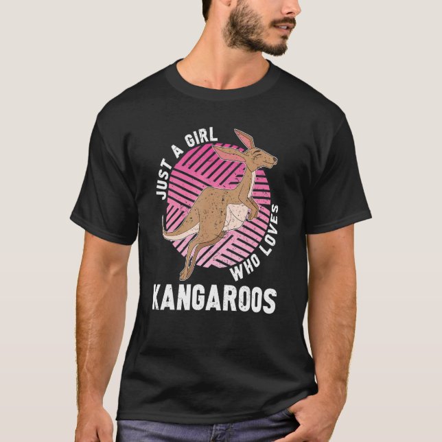 Camiseta Bonito Zoo de Kangaroo Australiano Aussie Kangar (Frente)