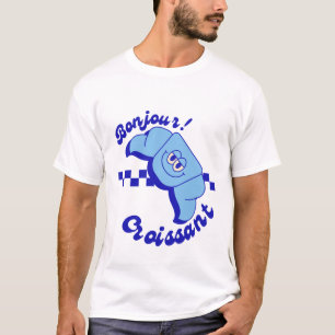 Camiseta Bonjour croissant