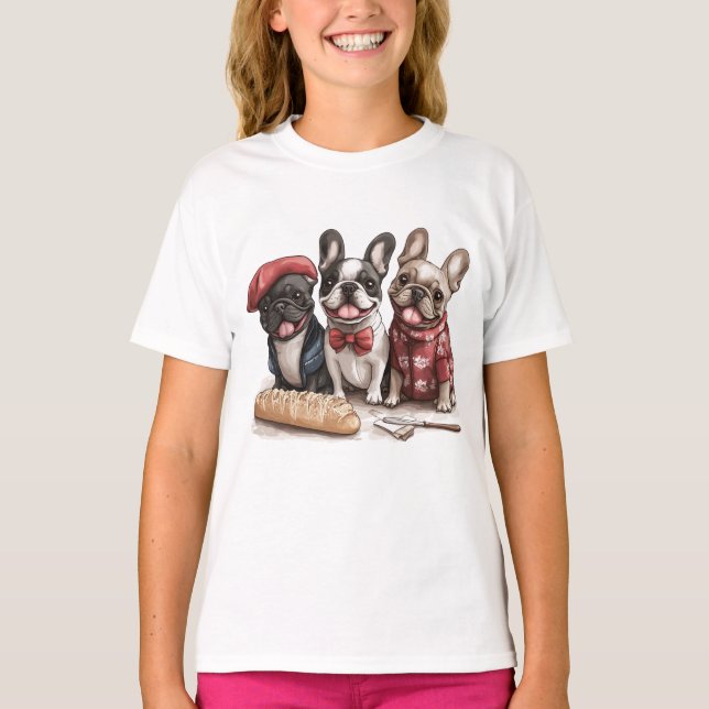 Camiseta Bonjour French Bulldogs (Frente)