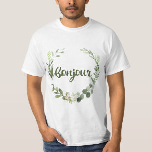 Camiseta Bonjour Hello French